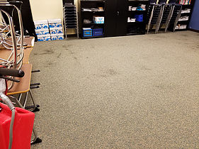 Carpet cleaning stain removal before