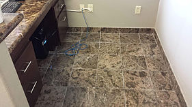 Tile and grout cleaning after